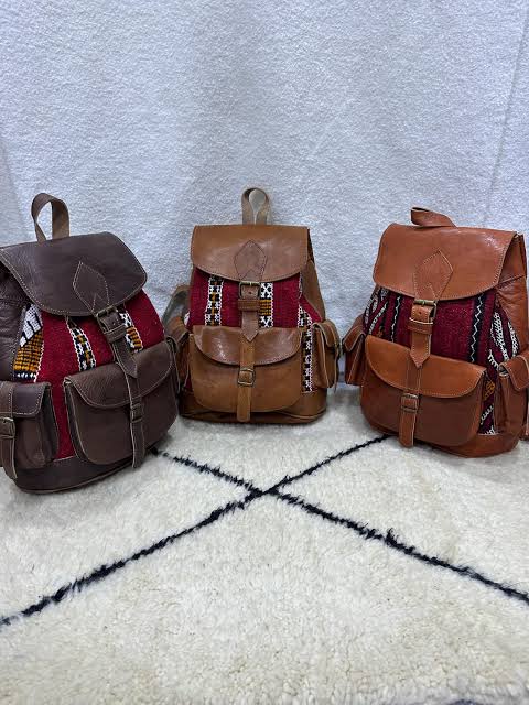 Sac à dos en cuir 
